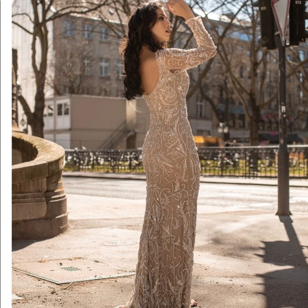Chic and Holland jeweled gown